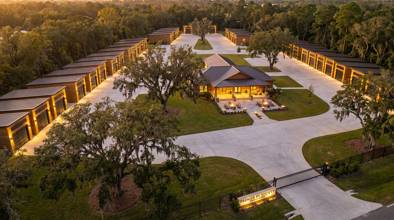 Facility aerial view